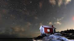 Starry Sky and Cottage